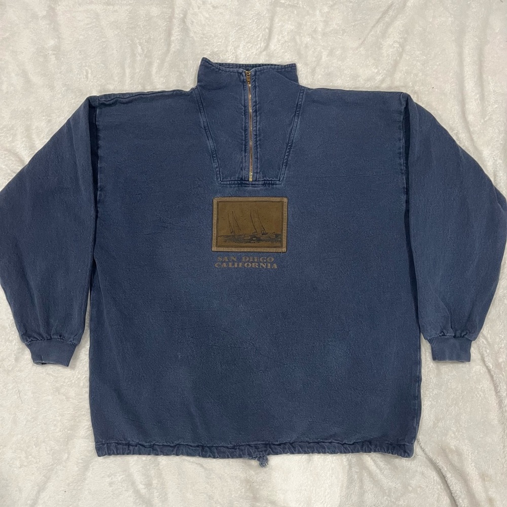 Vintage By Taylor San Diego Quarter zip pullover